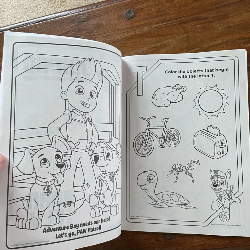 Bundle of 3 Crayola/ Barbie/ Paw Patrol Coloring Books NEW
